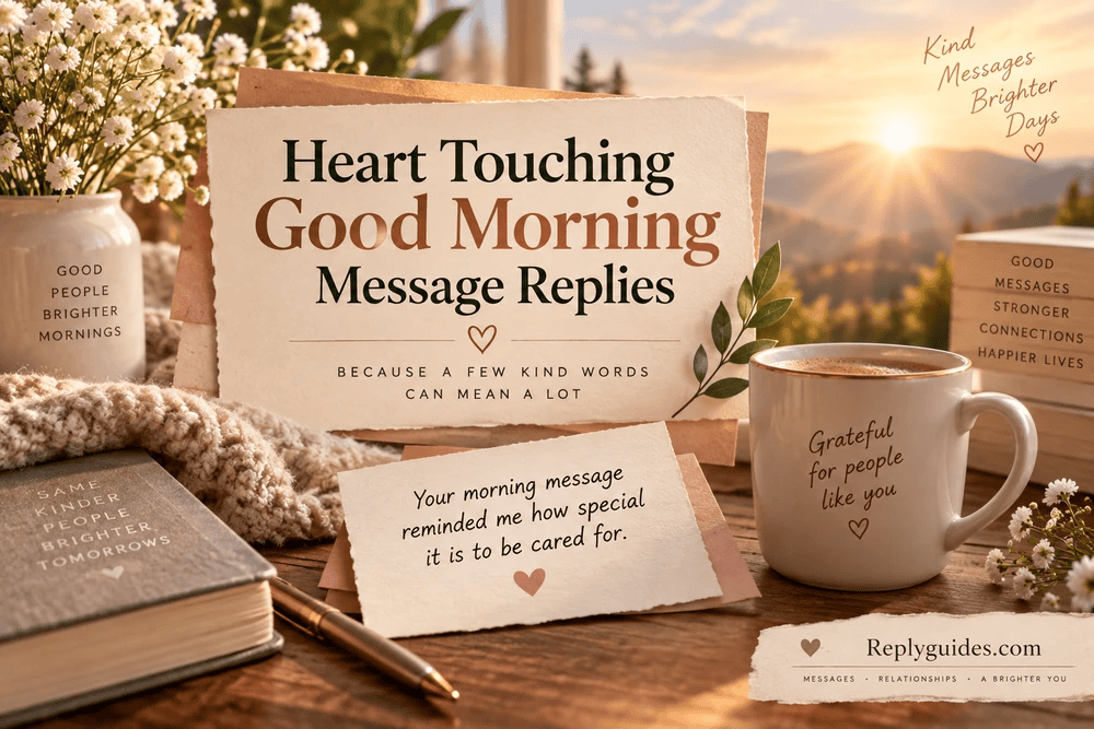 Heart Touching Good Morning Message Replies