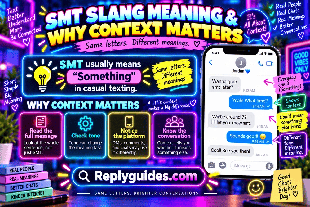 SMT Slang Meaning & Why Context Matters