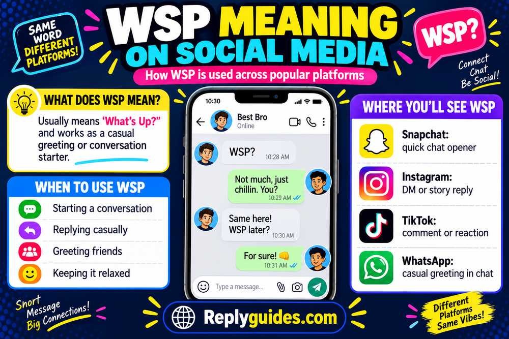 WSP Meaning on Social Media
