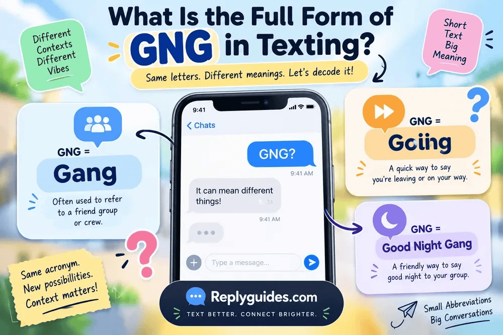 What Is the Full Form of GNG in Texting?