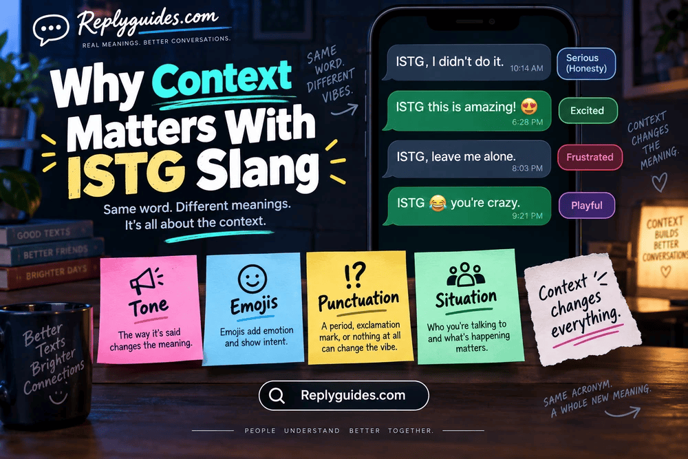 Why Context Matters With ISTG Slang