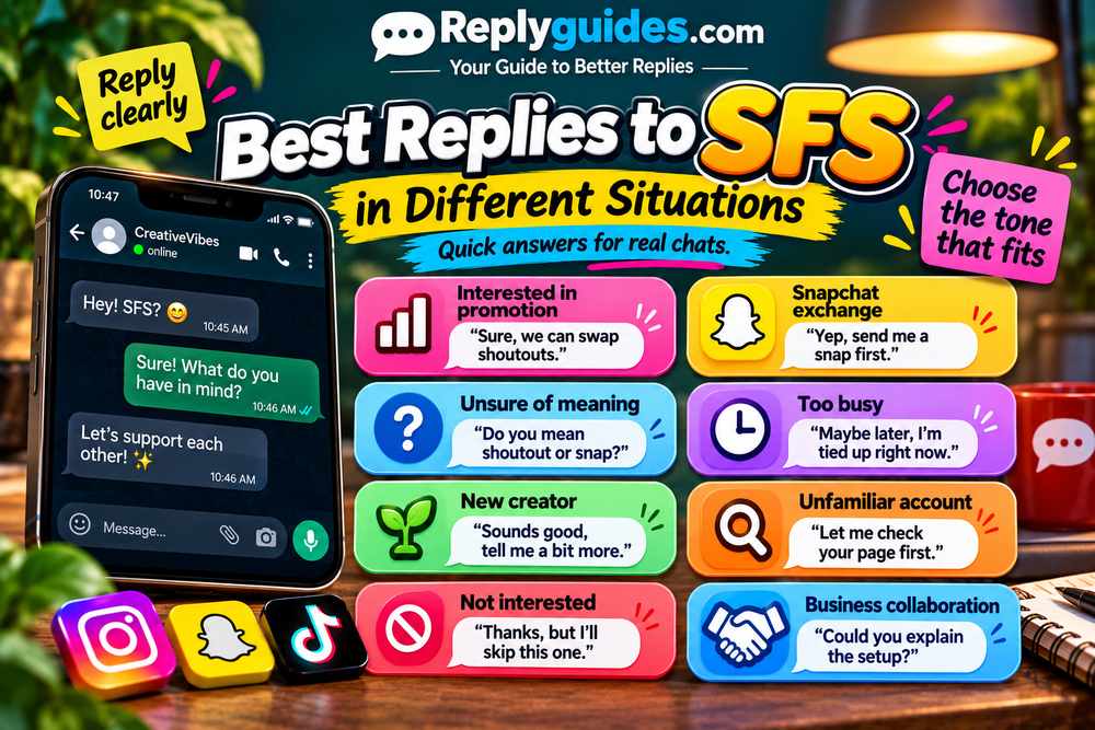 Best Replies to SFS in Different Situations