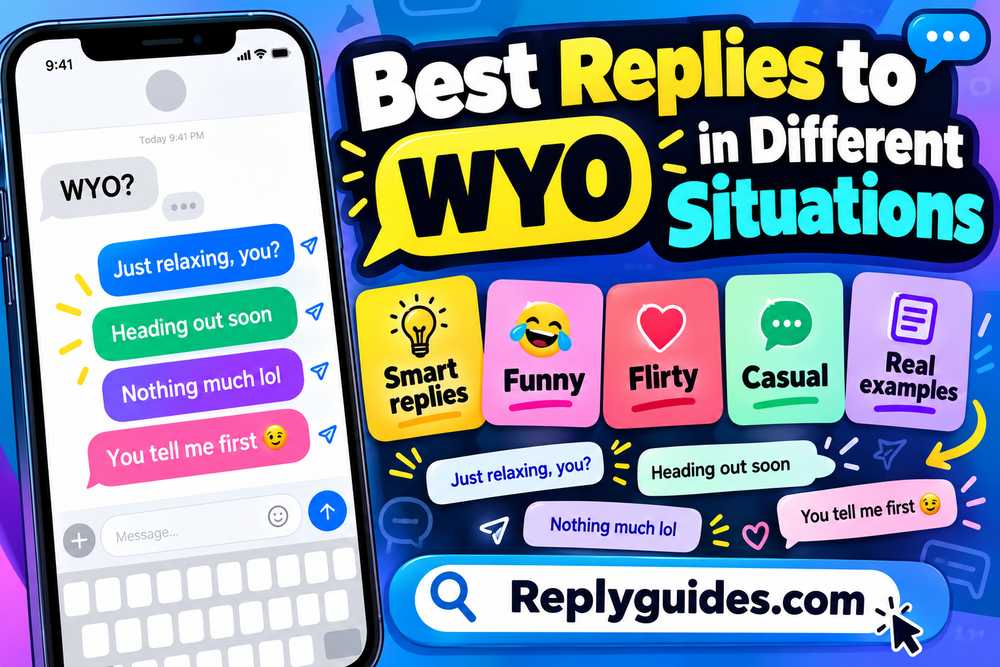 Best Replies to WYO in Different Situations