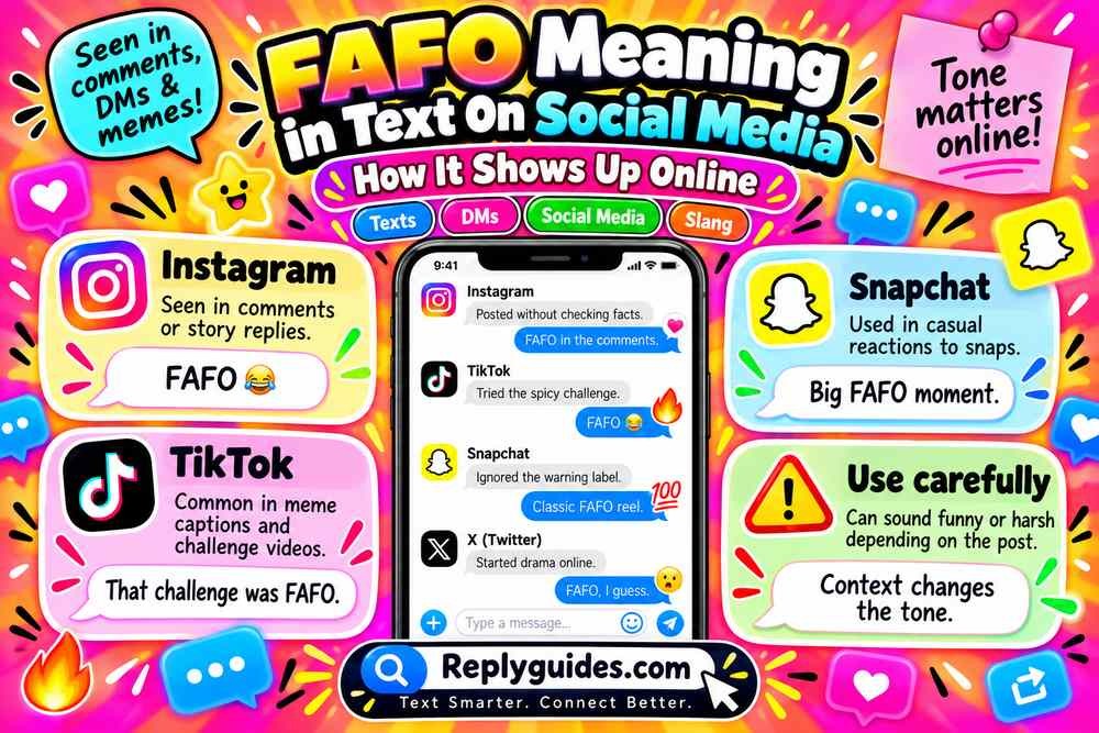 FAFO Meaning In Text On Social Media