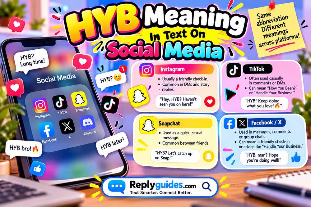 HYB Meaning In Text On Social Media