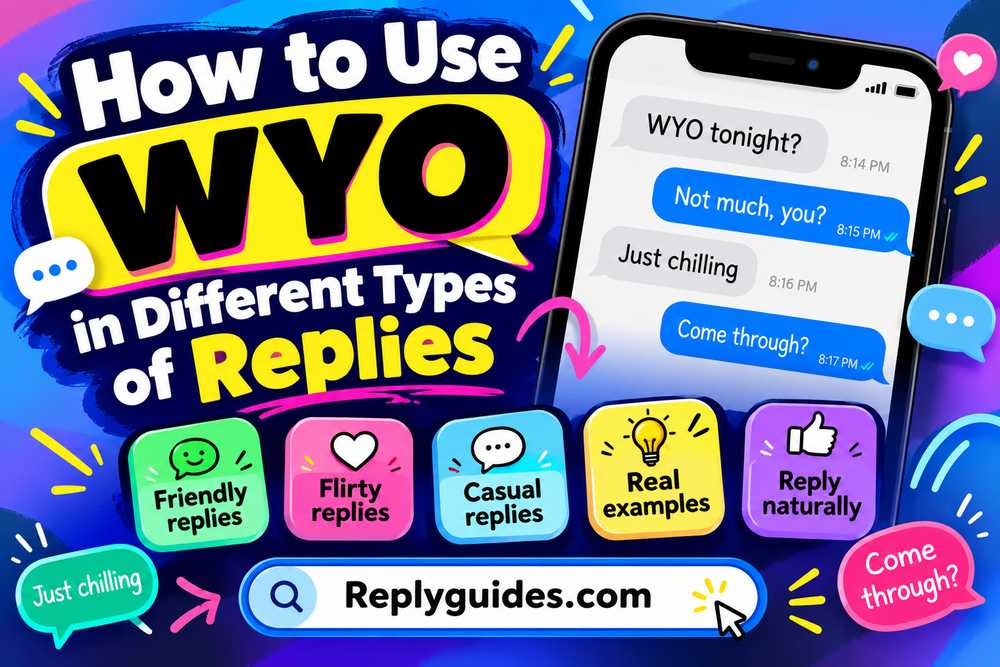 How to Use WYO in Different Types of Replies