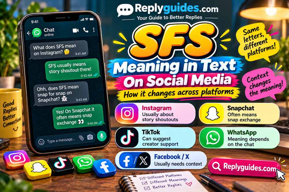SFS Meaning In Text On Social Media