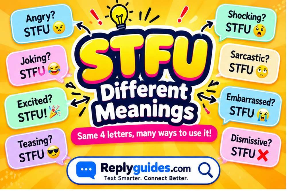 STFU Different Meanings