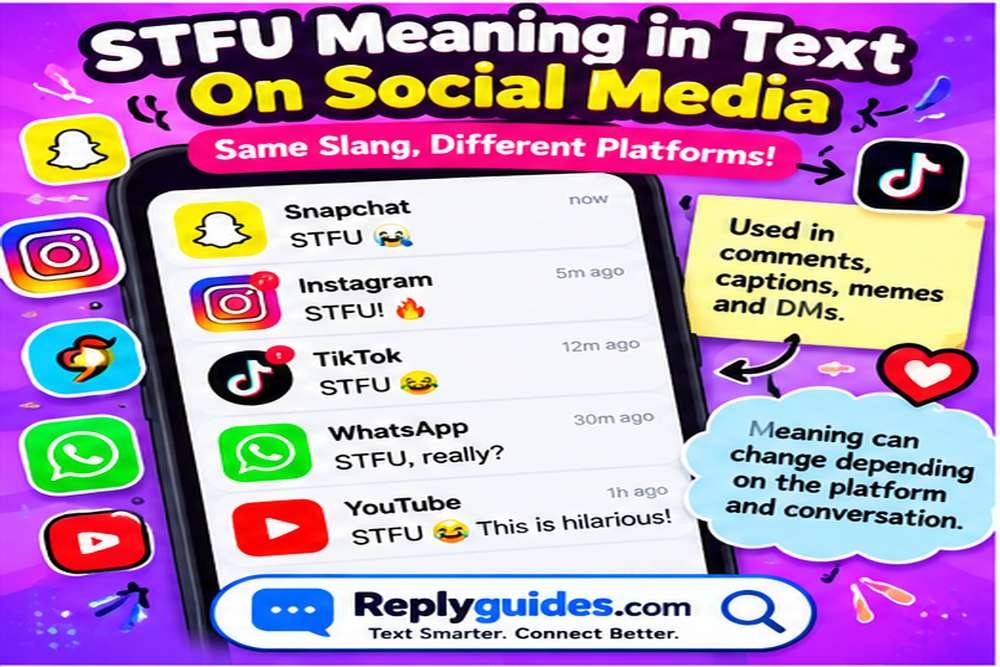 STFU Meaning In Text On Social Media