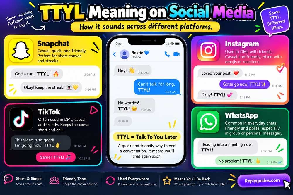 TTYL Meaning on Social Media
