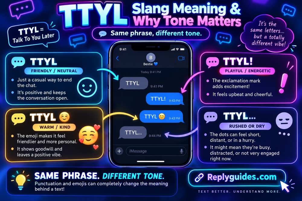 TTYL Slang Meaning & Why Tone Matters