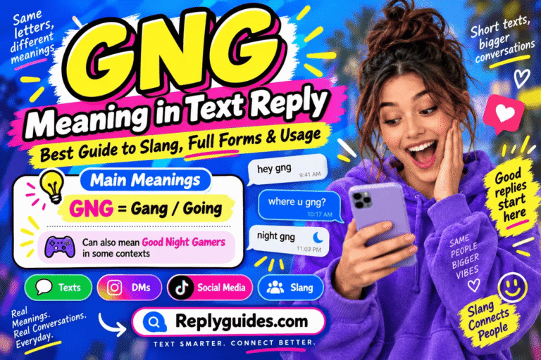 GNG Meaning in Text: Slang, Usage, Examples & Best Replies
