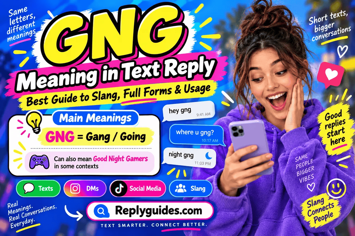 GNG Meaning in Text: Slang, Usage, Examples & Best Replies