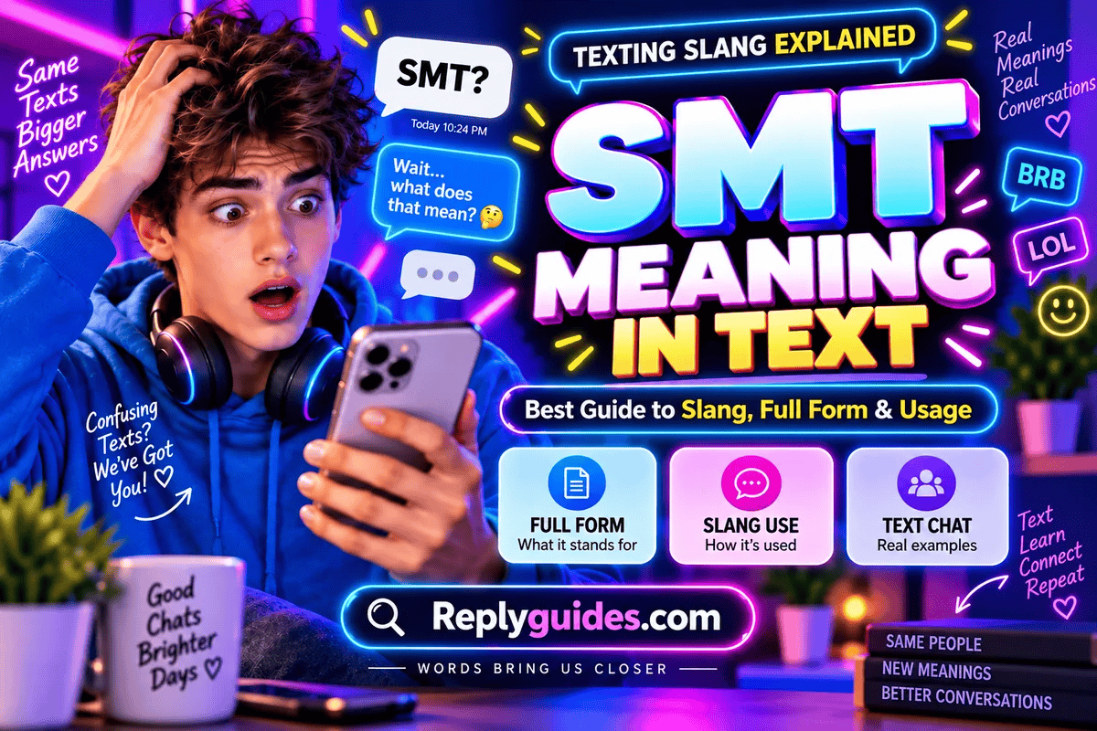 SMT Meaning in Text: Slang, Uses, Examples & Best Replies