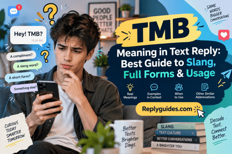 TMB Meaning in Text: Slang, Usage, Examples & Best Replies