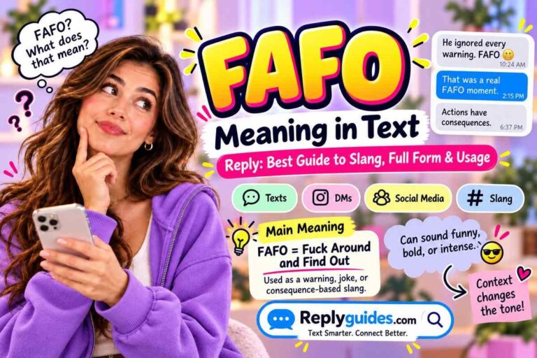 FAFO Meaning in Text: Slang Usage, Examples & Best Replies