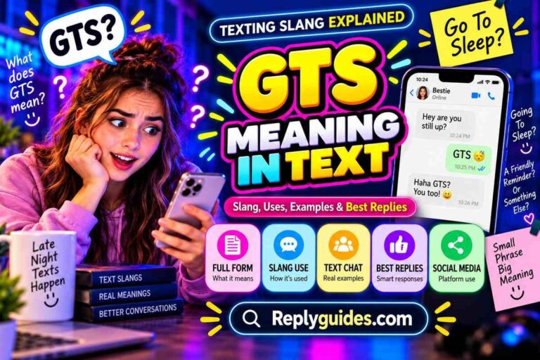 GTS Meaning in Text: Slang, Uses, Examples & Best Replies