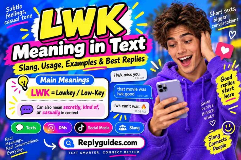 LWK Meaning in Text: Slang, Usage, Examples & Best Replies
