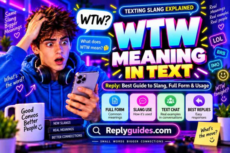 WTW Meaning in Text: Slang, Uses, Examples & Best Replies